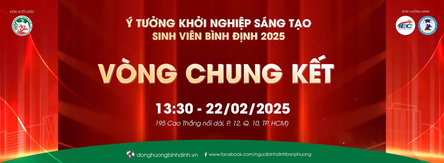 Cuộc thi khởi nghiệp “Ý tưởng khởi nghiệp sáng tạo – Sinh viên Bình Định 2025” bước vào chặng đua cuối